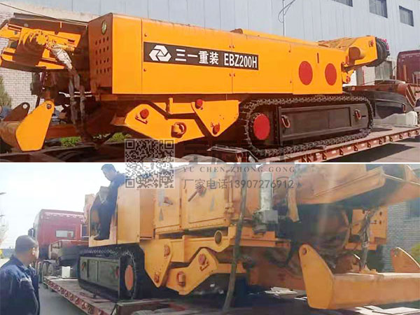 日喀则市四川掘进机租赁客户